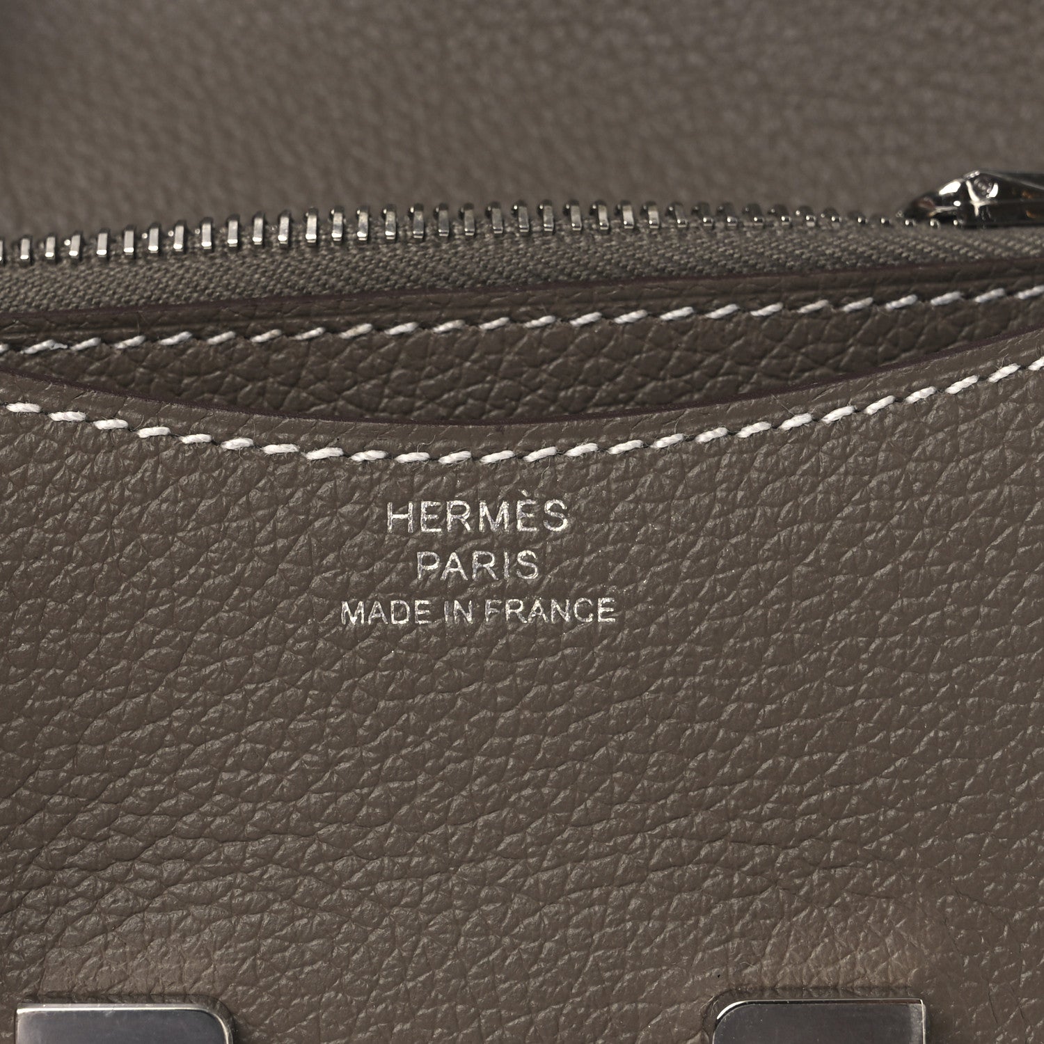 Hermes Evercolor Constance Slim Wallet Etoupe 7 of 10