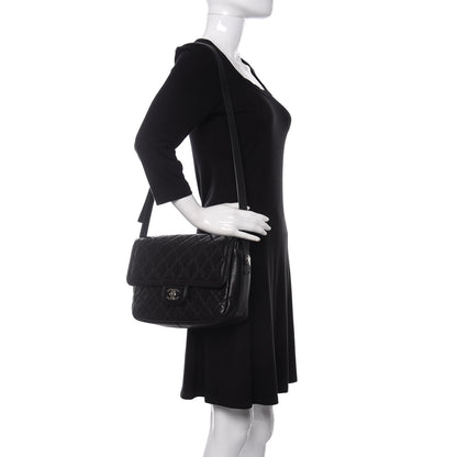 Chanel Lambskin Quilted Messenger Bag Black 2 of 11