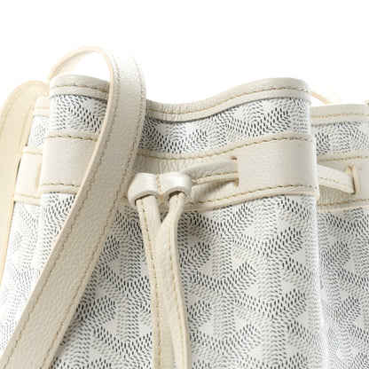 Goyard Goyardine Petit Flot Bucket Bag PM White 8 of 10