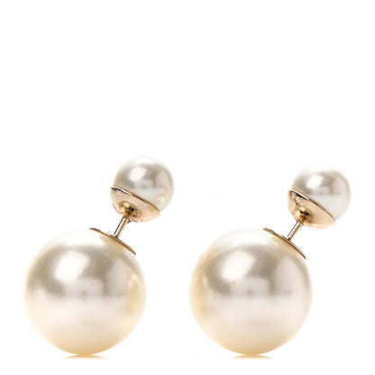 Christian Dior Pearl Mise En Dior Tribal Earrings 1 of 4