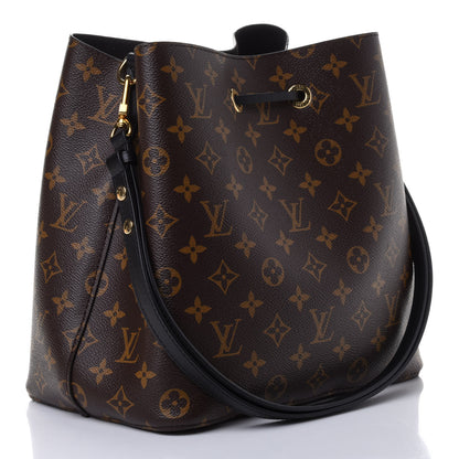 Louis Vuitton Monogram Neonoe MM Black 2 of 4