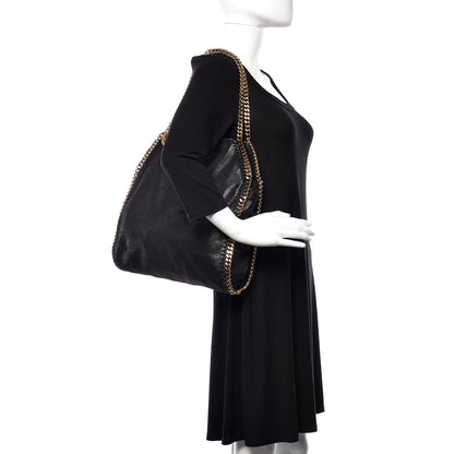 Stella McCartney Shaggy Deer Small Falabella Tote Black 2 of 10