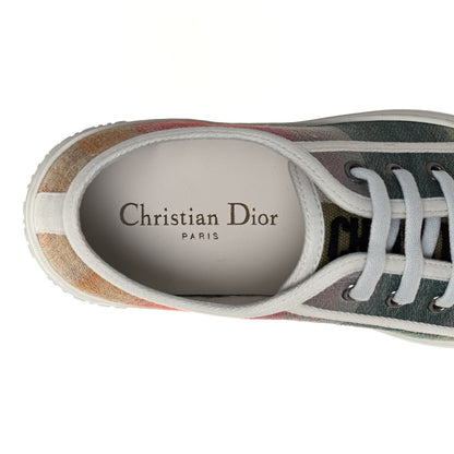Christian Dior Canvas Dioraura Embroidered Womens Walk'N'Dior Low Top Sneakers 35 Multicolor 7 of 9