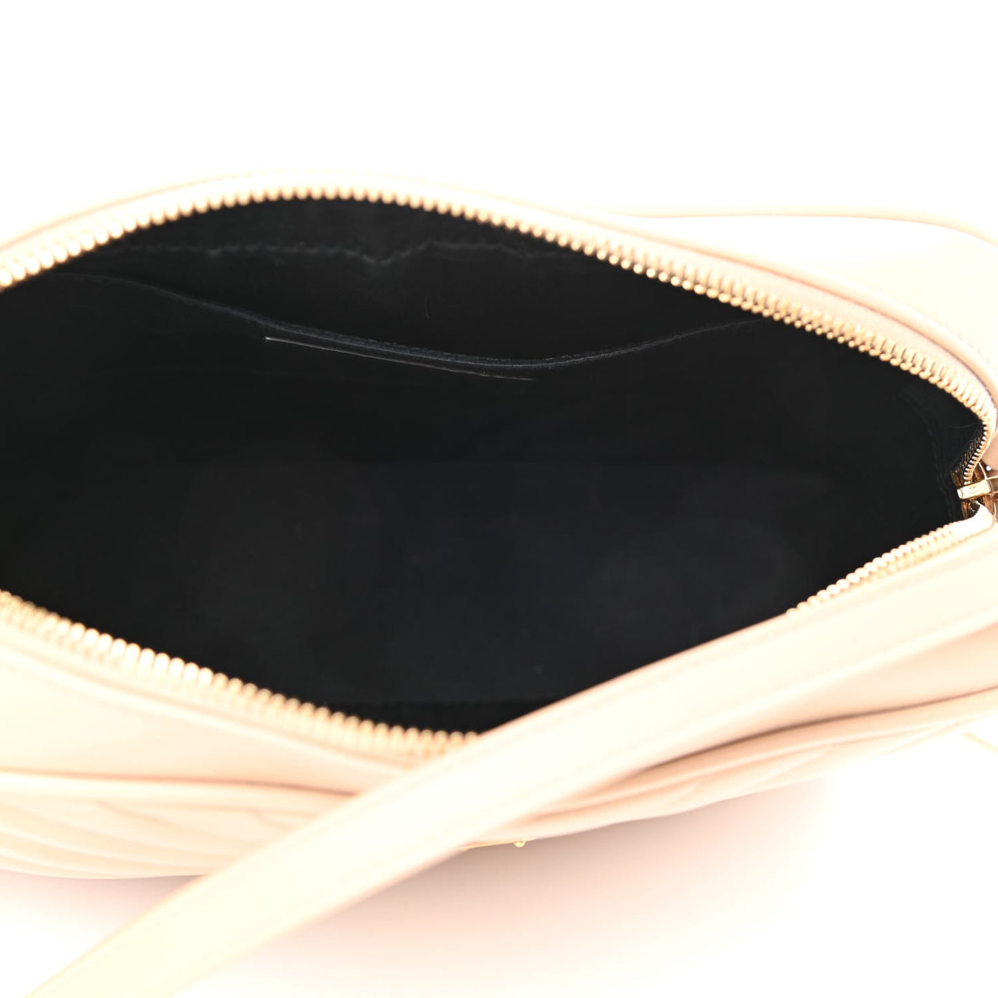 Calfskin Matelasse Monogram Lou Camera Bag Nude Powder