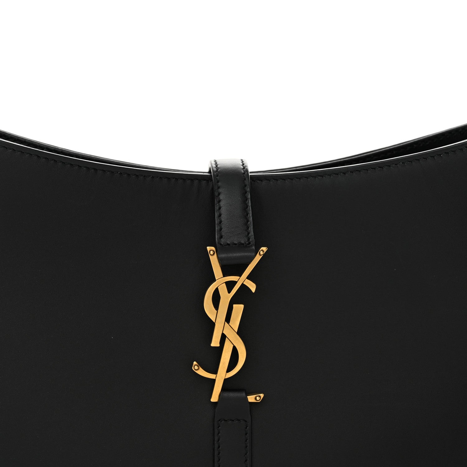 Saint Laurent Smooth Calfskin Le 5 A 7 Hobo Black 7 of 9