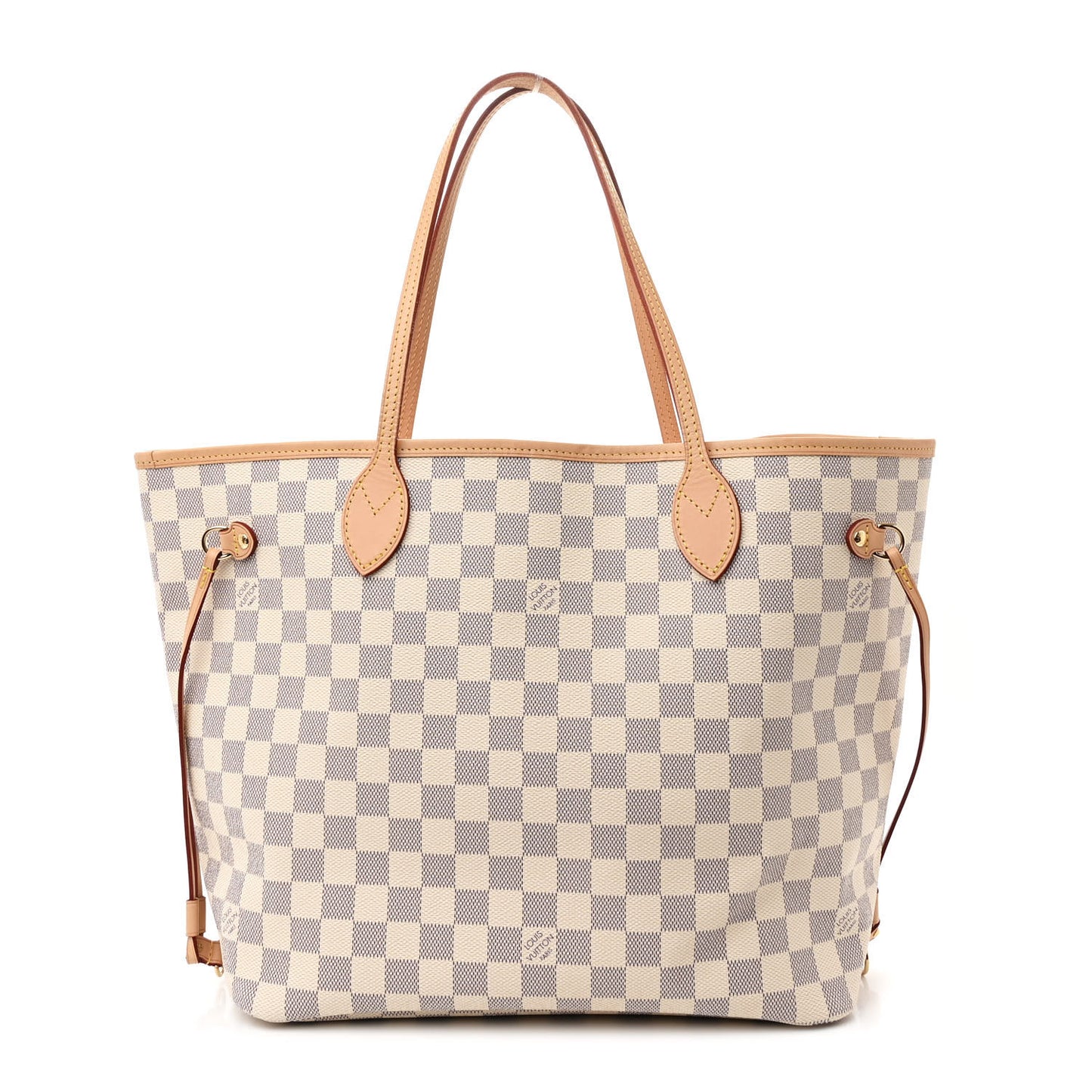 Damier Azur Neo Neverfull MM Rose Ballerine