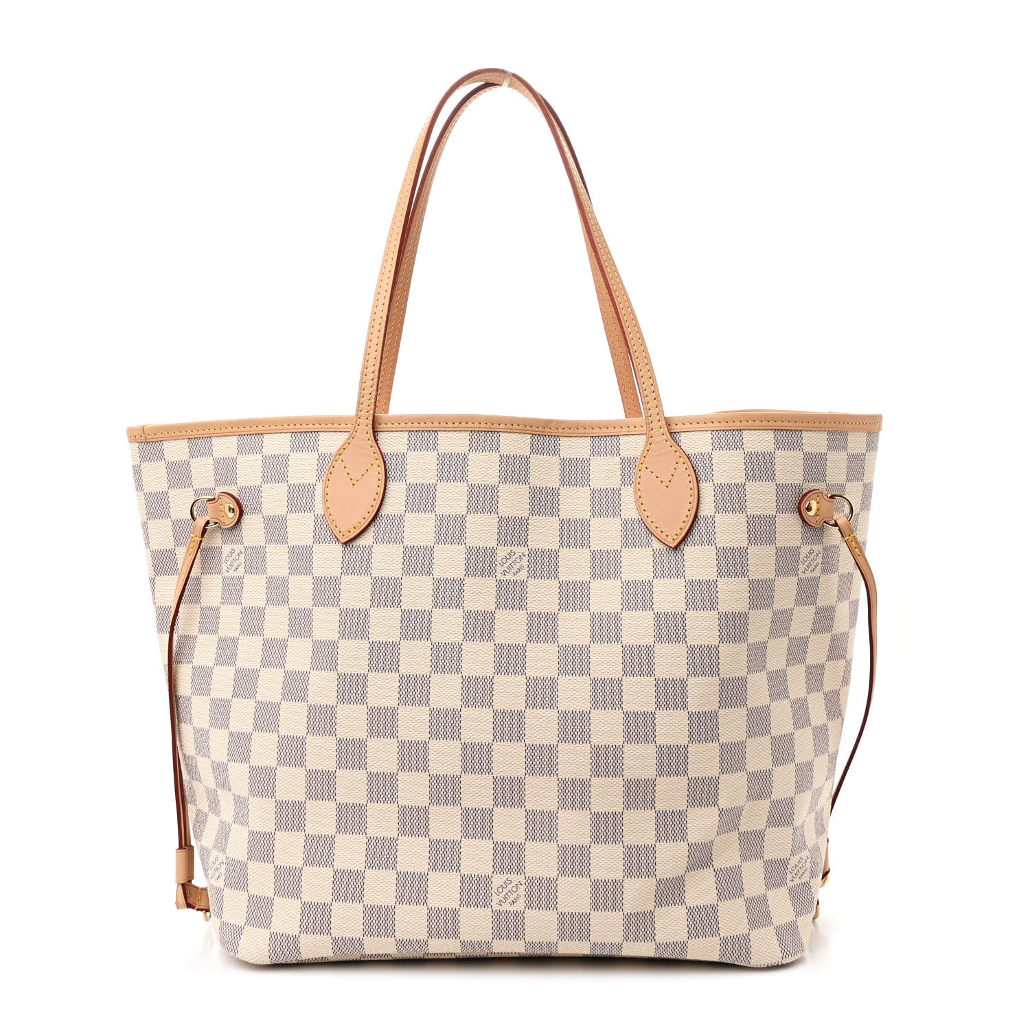 Louis Vuitton Damier Azur Neo Neverfull MM Rose Ballerine 1 of 11