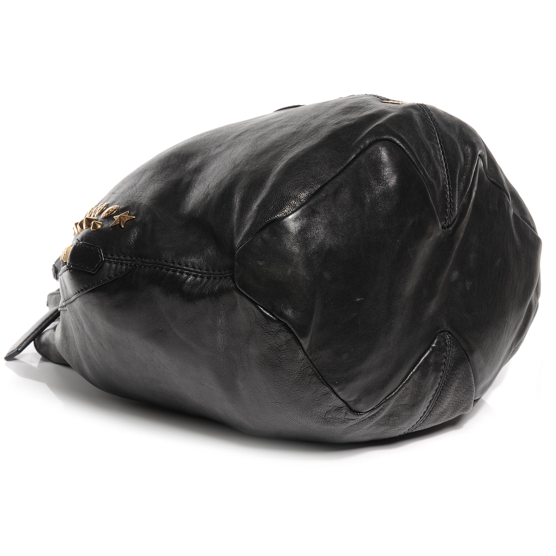 Givenchy Lambskin Studded Tinhan Hobo Black 4 of 6