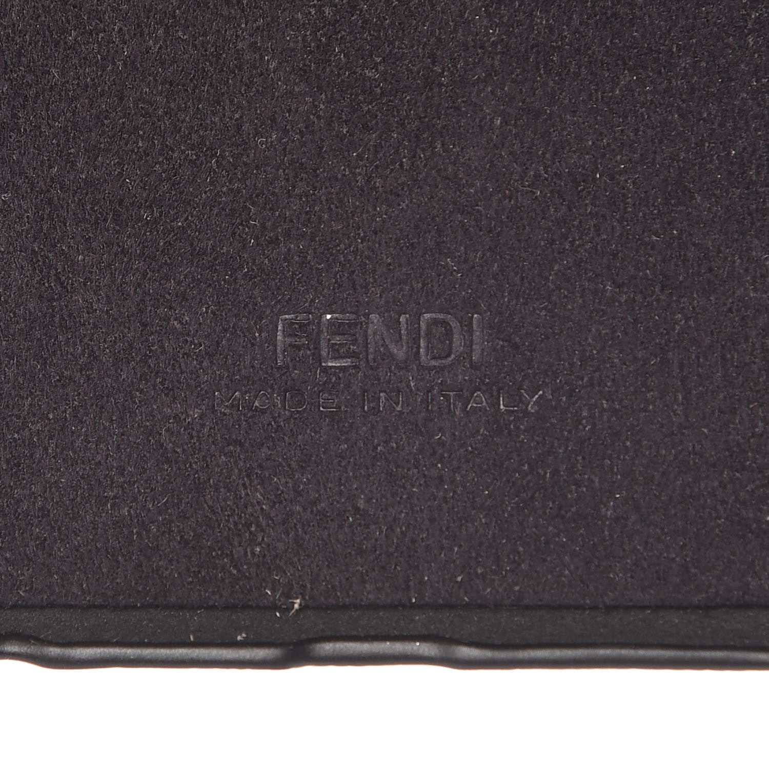 Fendi Saffiano Mink Fur Karlito iPhone 6 Case Cover Black 5 of 7