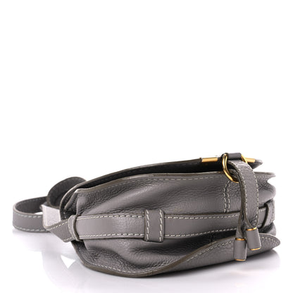 Chloe Calfskin Mini Marcie Round Crossbody Bag Cashmere Grey 4 of 17