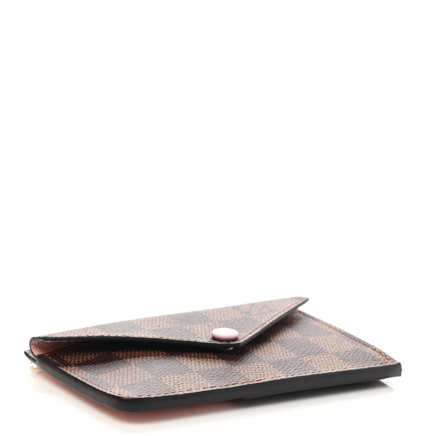 Louis Vuitton Damier Ebene Recto Verso Card Holder Rose Ballerine 4 of 8