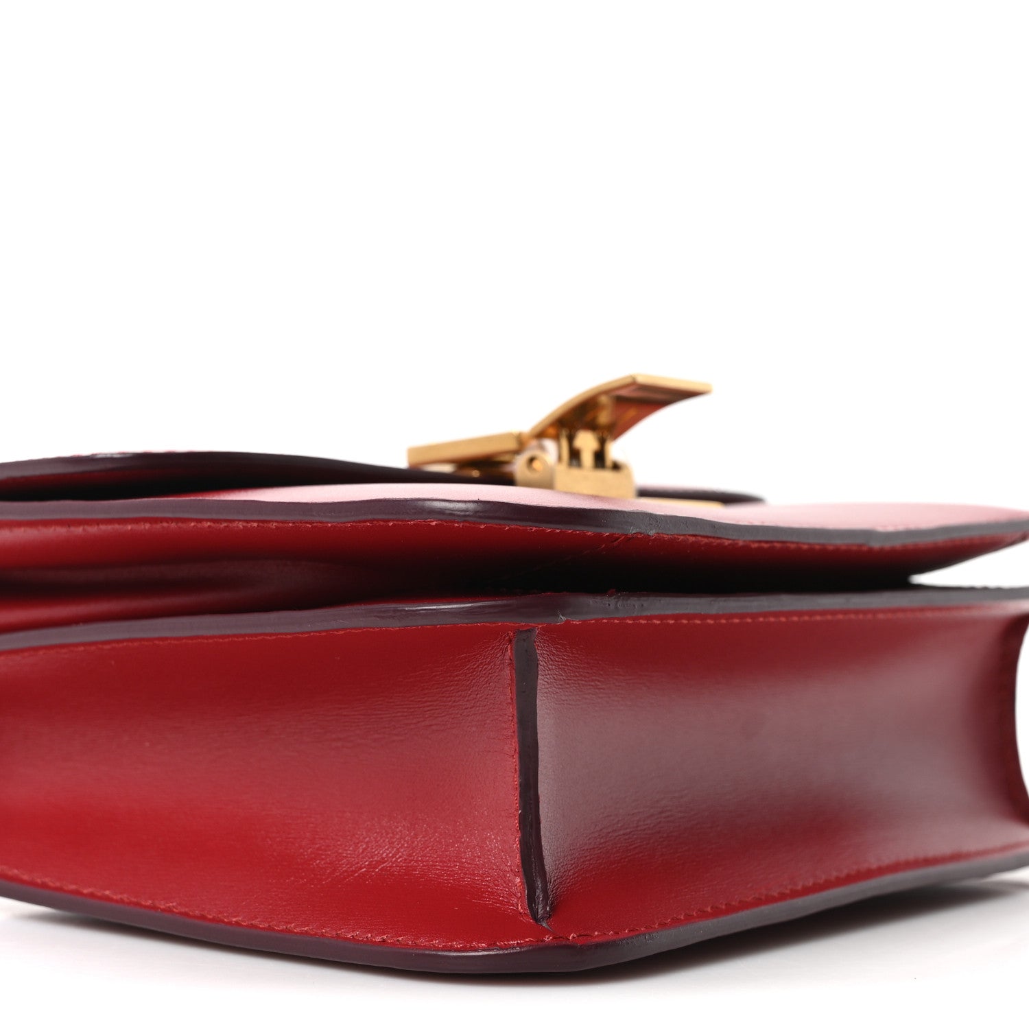 Celine Box Calfskin Teen Classic Box Flap Bag Red 9 of 10