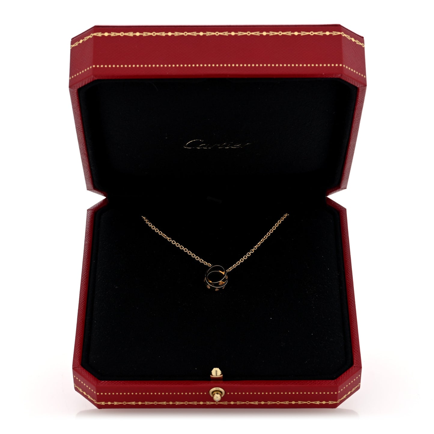 18K Yellow Gold Diamond XS D'Amour Pendant Necklace