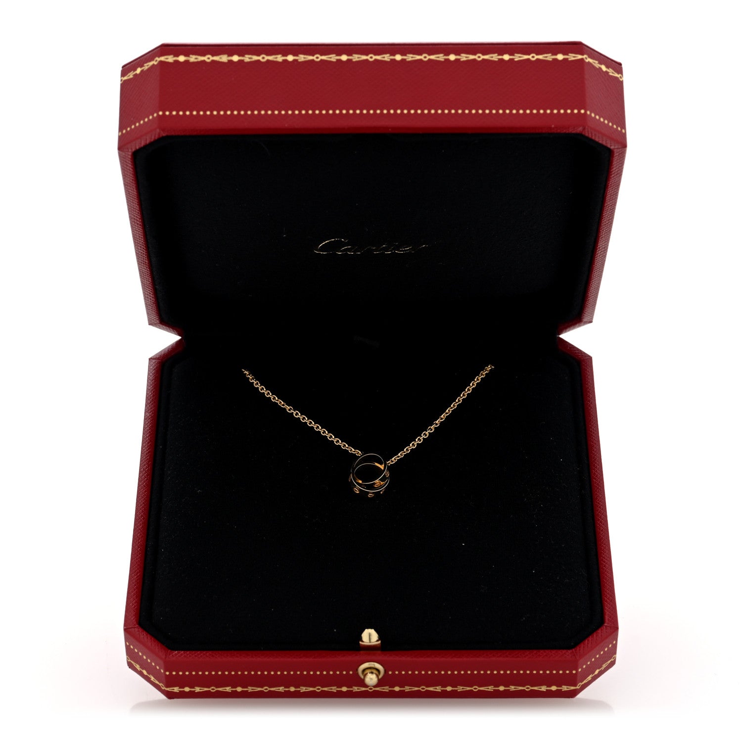 Cartier 18K Yellow Gold Diamond XS D'Amour Pendant Necklace 5 of 5