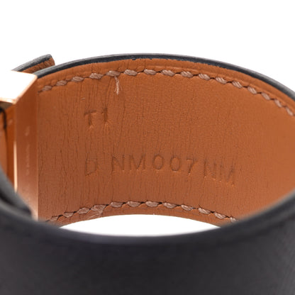 Hermes Epsom Collier de Chien CDC 24 Bracelet T1 Black 5 of 7