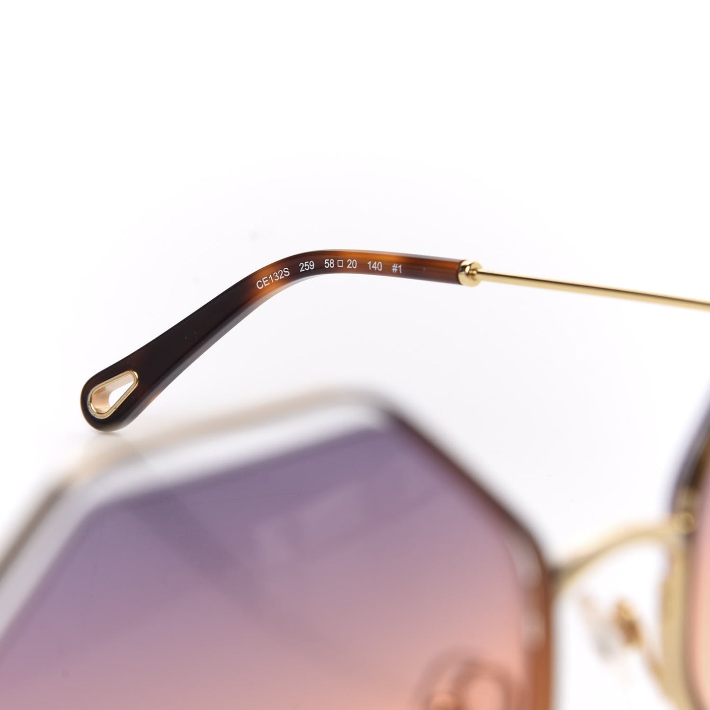 Poppy Geometric Sunglasses CE132S Havana Brown