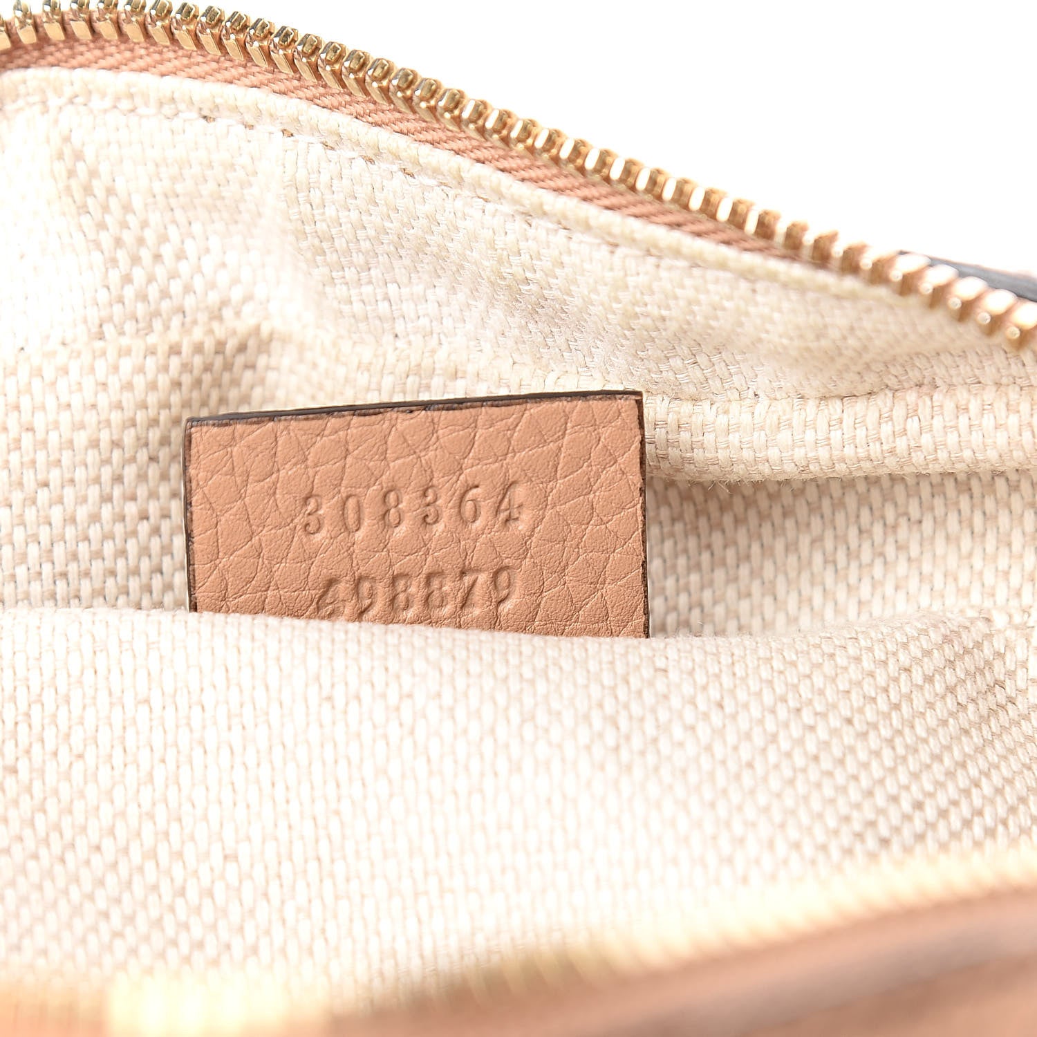 Gucci Pebbled Calfskin Small Soho Disco Bag Rose Beige 7 of 12
