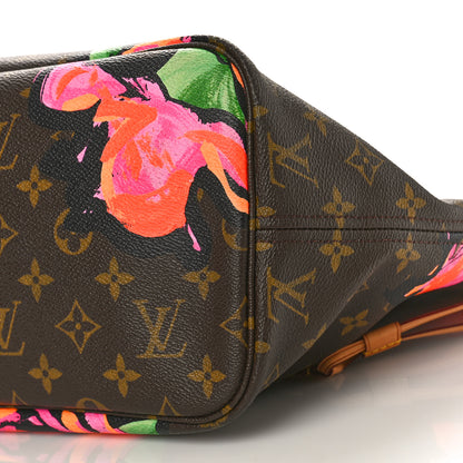 Louis Vuitton Monogram Roses Neverfull MM 8 of 8