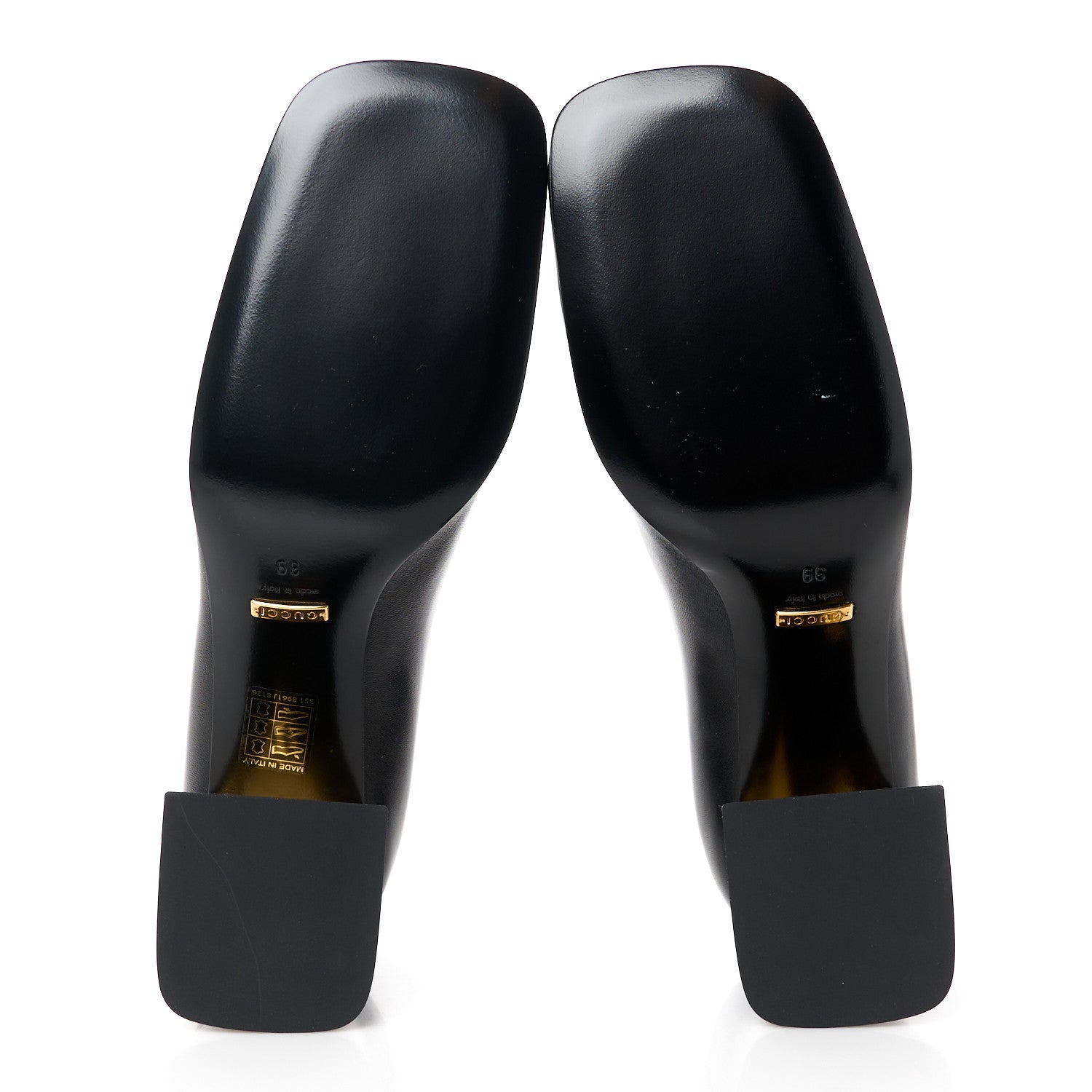 Gucci Malaga Kid Horsebit 75mm Pumps 39 Black 5 of 10