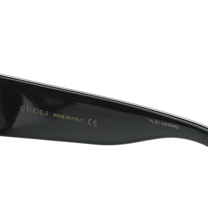 Gucci Acetate Square Frame Sunglasses GG0141S Black 6 of 8