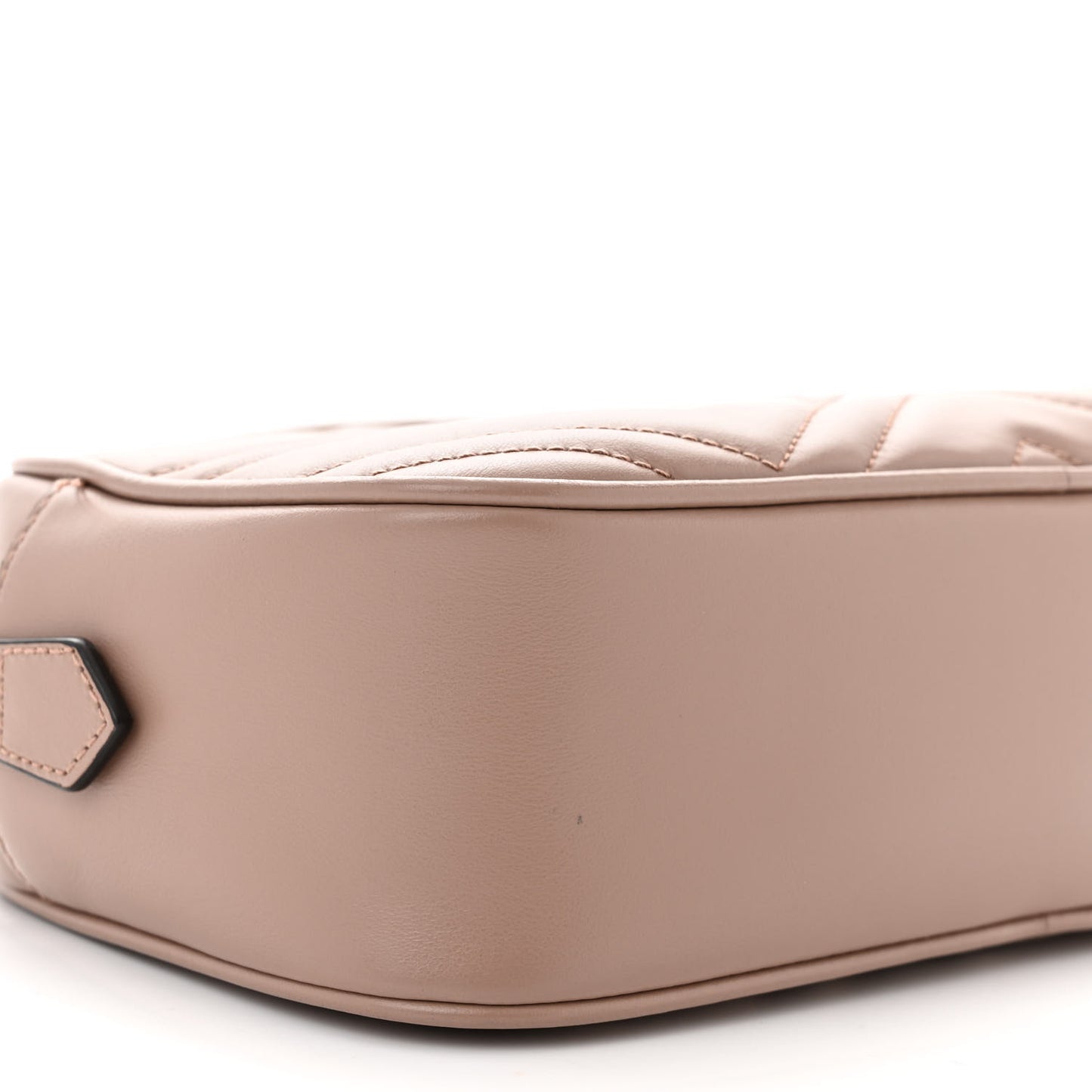 Calfskin Matelasse Small GG Marmont Chain Shoulder Bag Porcelain Rose