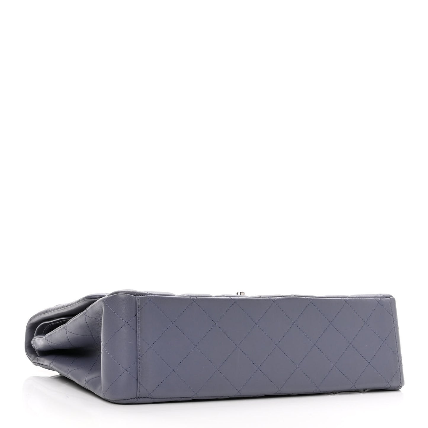 Lambskin Quilted Maxi Double Flap Purple