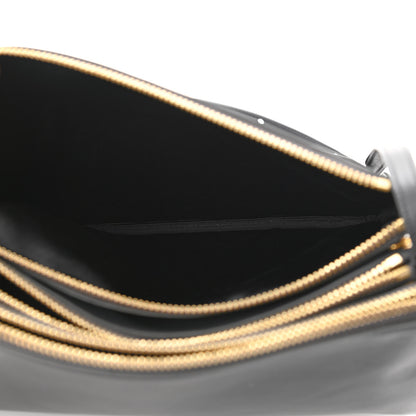 Celine Lambskin Small Trio Crossbody Bag Medium Grey 4 of 12