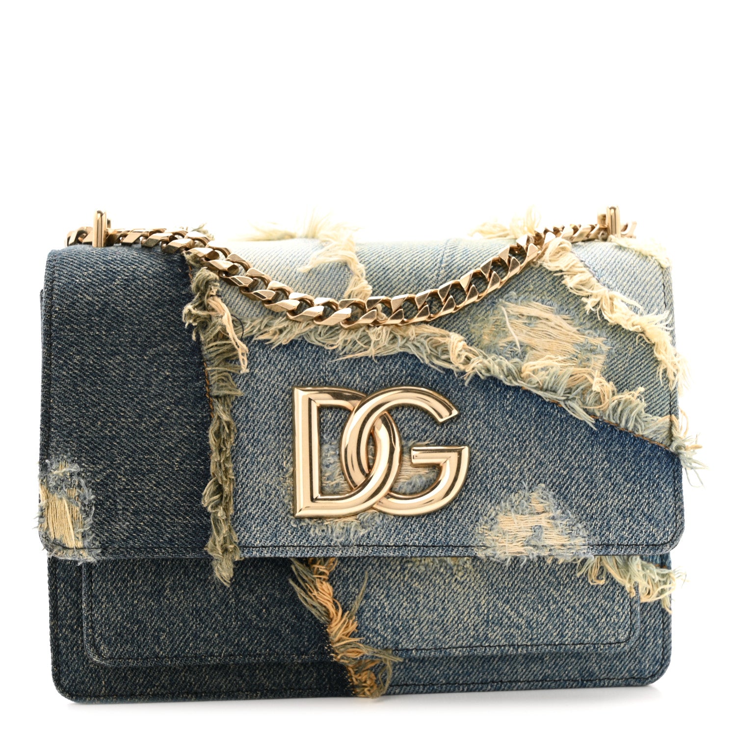 Dolce & Gabbana Denim 3.5 Crossbody Bag Blue 1 of 12