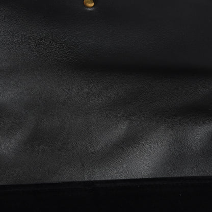 Gucci Velvet Matelasse Medium GG Marmont Shoulder Bag Black 10 of 11