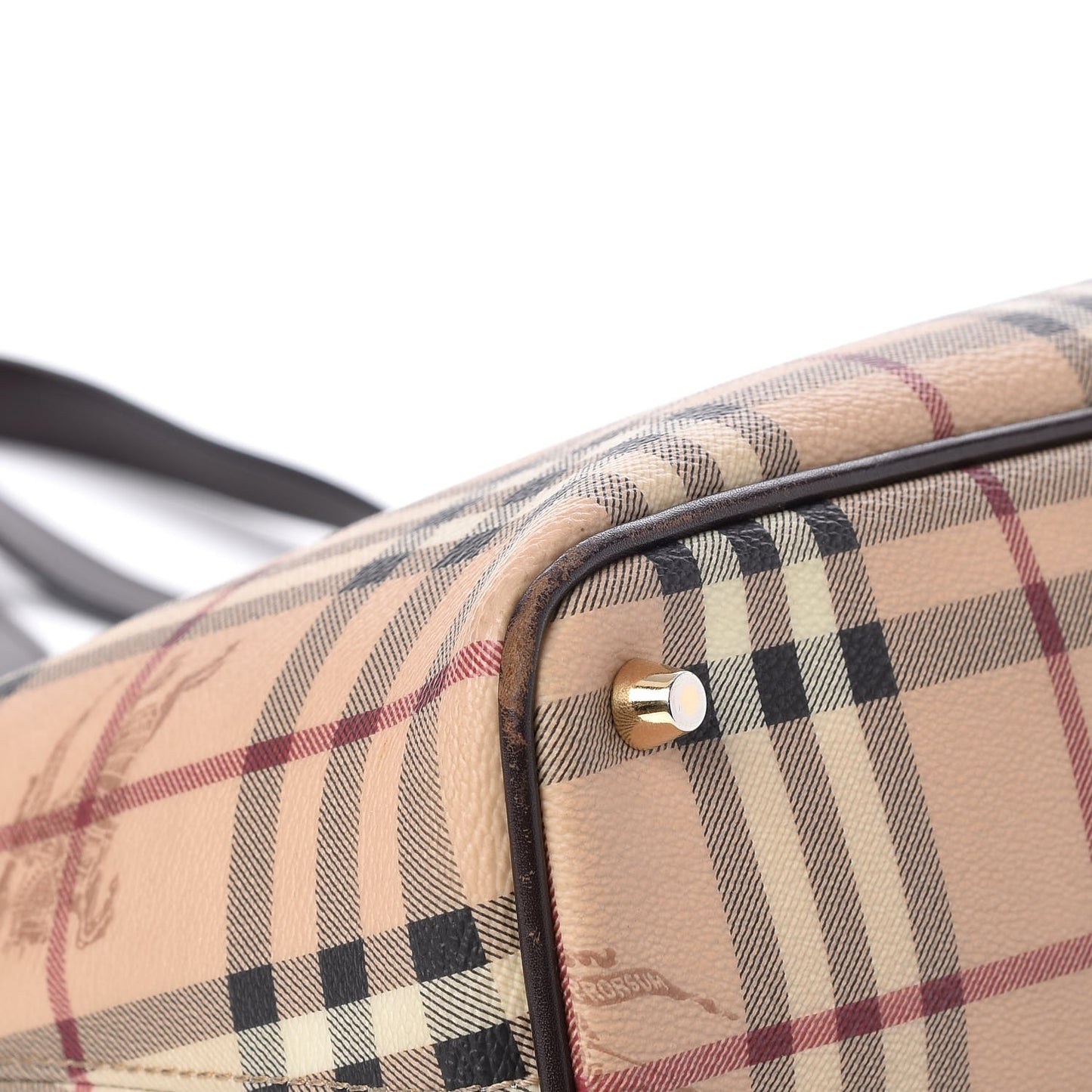 Haymarket Check Medium Regent Tote Chocolate