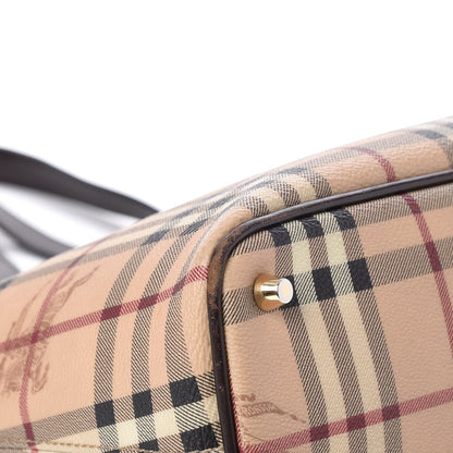 Burberry Haymarket Check Medium Regent Tote Chocolate 11 of 14