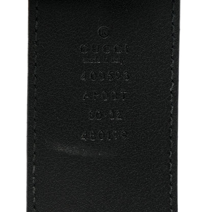 Gucci Calfskin Double G 40mm Belt 80 32 Black 3 of 6