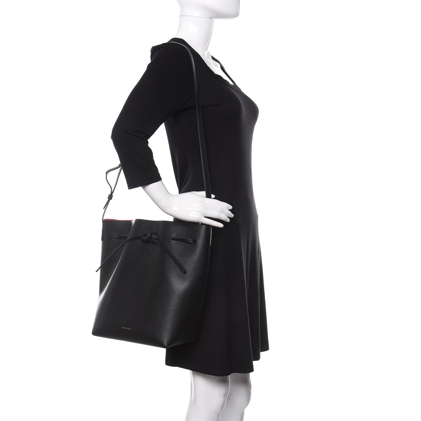 Saffiano Bucket Bag Black Flamma