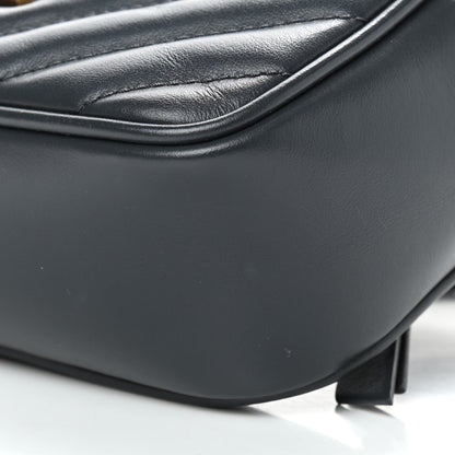 Saint Laurent Calfskin Matelasse Monogram Lou Belt Bag Smog 8 of 9