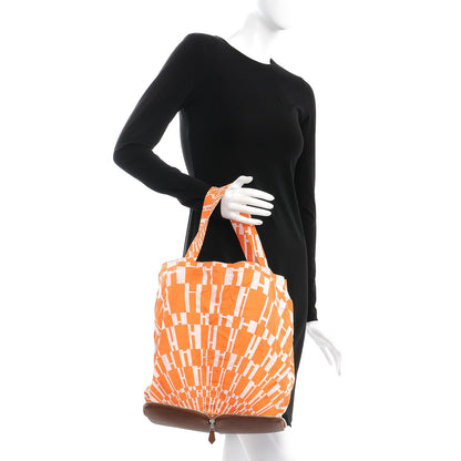 Hermes Buffle Silky Pop Shopper Tote Orange 2 of 11