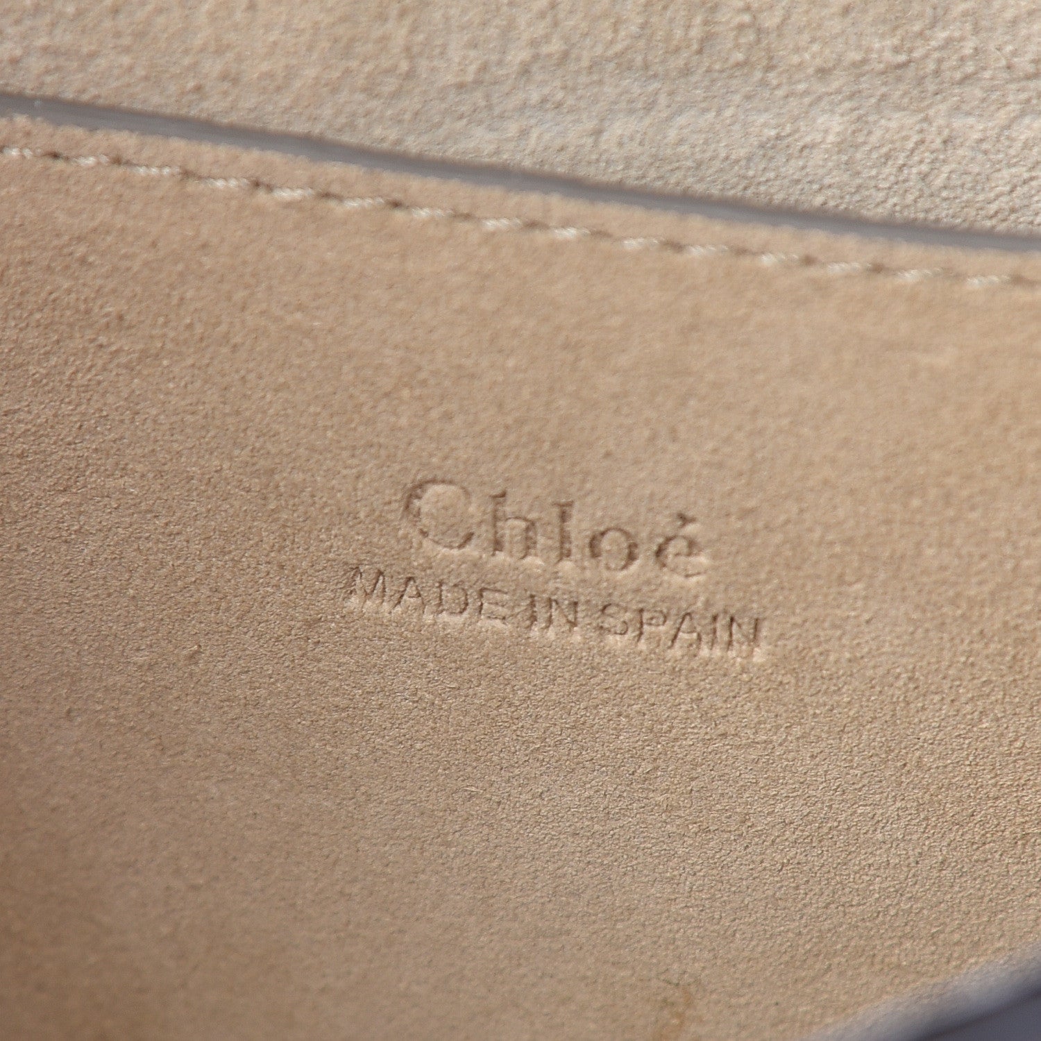 Chloe Suede Calfskin Small Faye Shoulder Bag Motty Grey 8 of 10