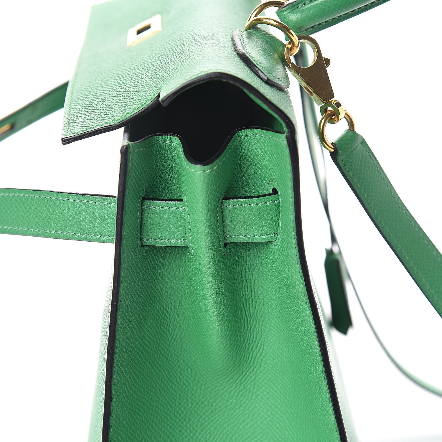 Hermes Epsom Kelly Sellier 32 Bamboo 19 of 34