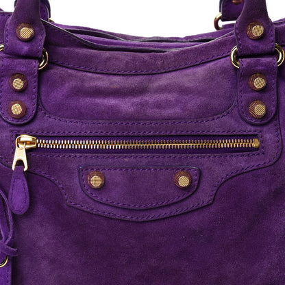 Balenciaga Baby Daim Suede Giant 12 Gold Hardware City Ultraviolet 15 of 15