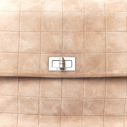 Chanel Suede Chocolate Bar Mademoiselle Flap Beige 10 of 14