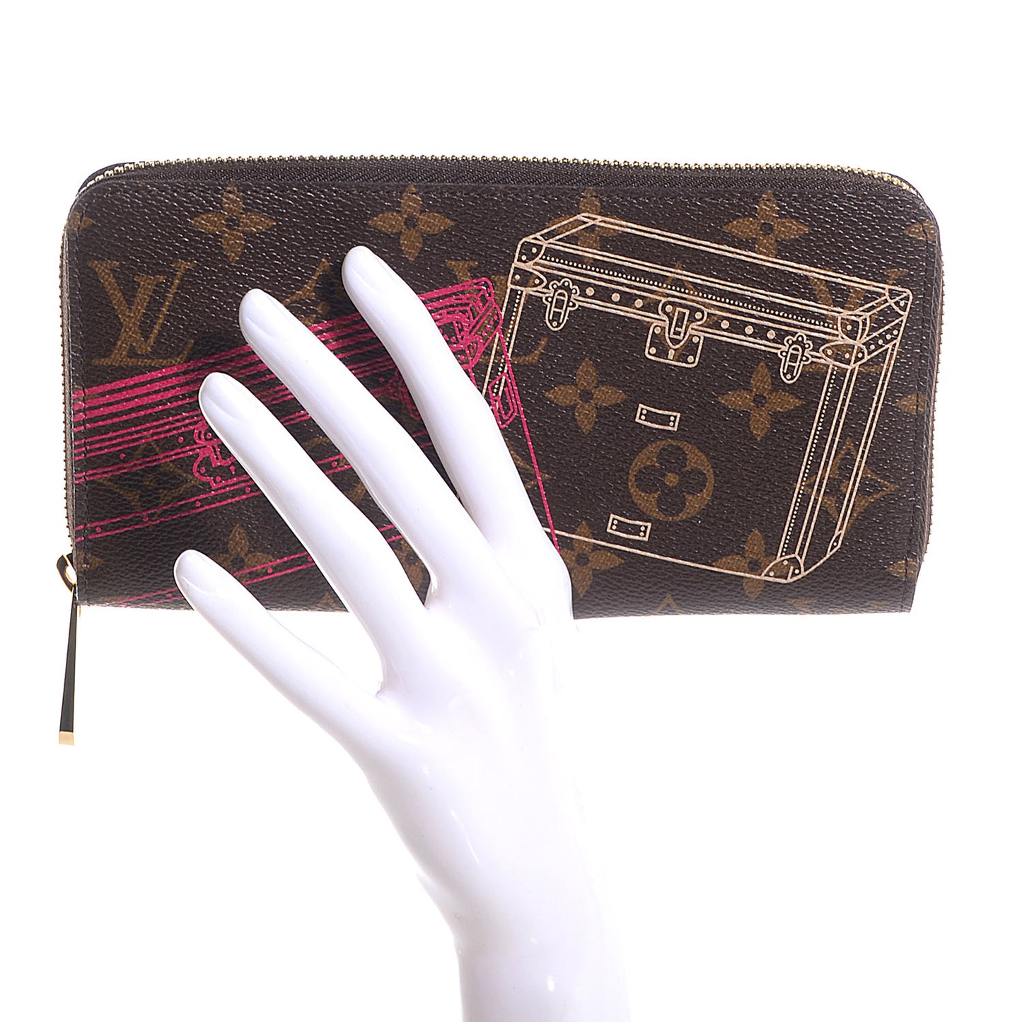 Monogram 2014 Christmas Animation Zippy Wallet