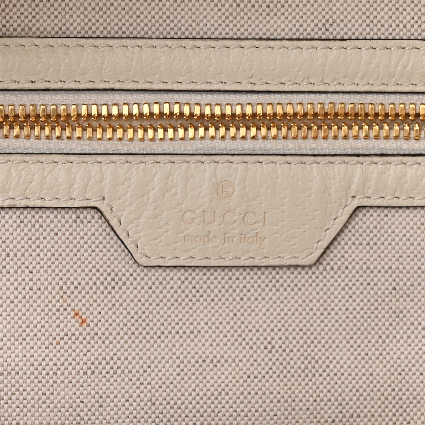 GG Supreme Monogram Textured Calfskin Web Small Ophidia Day Backpack Beige Ebony Mystic White