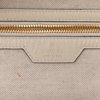 Gucci GG Supreme Monogram Textured Calfskin Web Small Ophidia Day Backpack Beige Ebony Mystic White 6 of 11