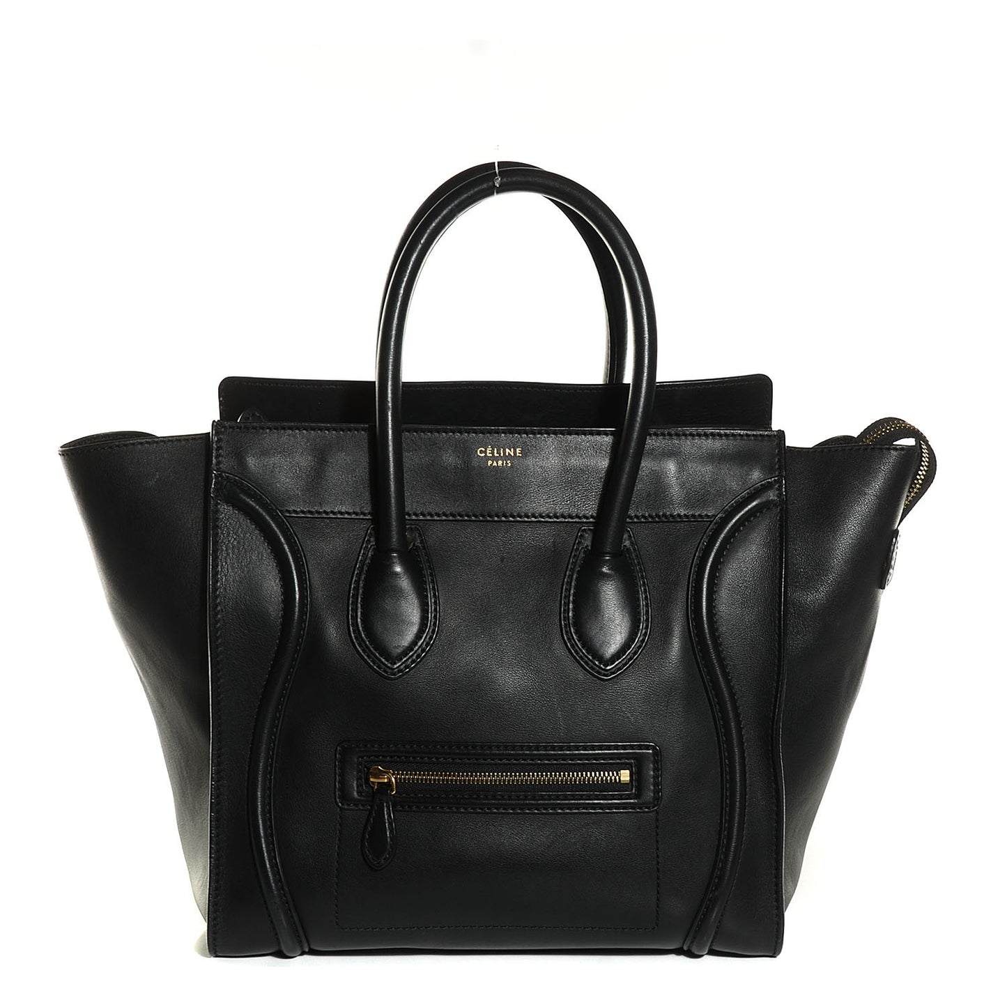 Smooth Calfskin Mini Luggage Black