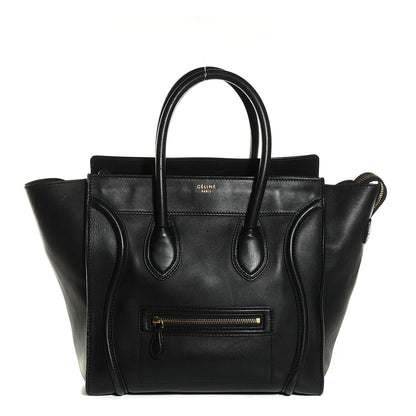 Celine Smooth Calfskin Mini Luggage Black 1 of 9