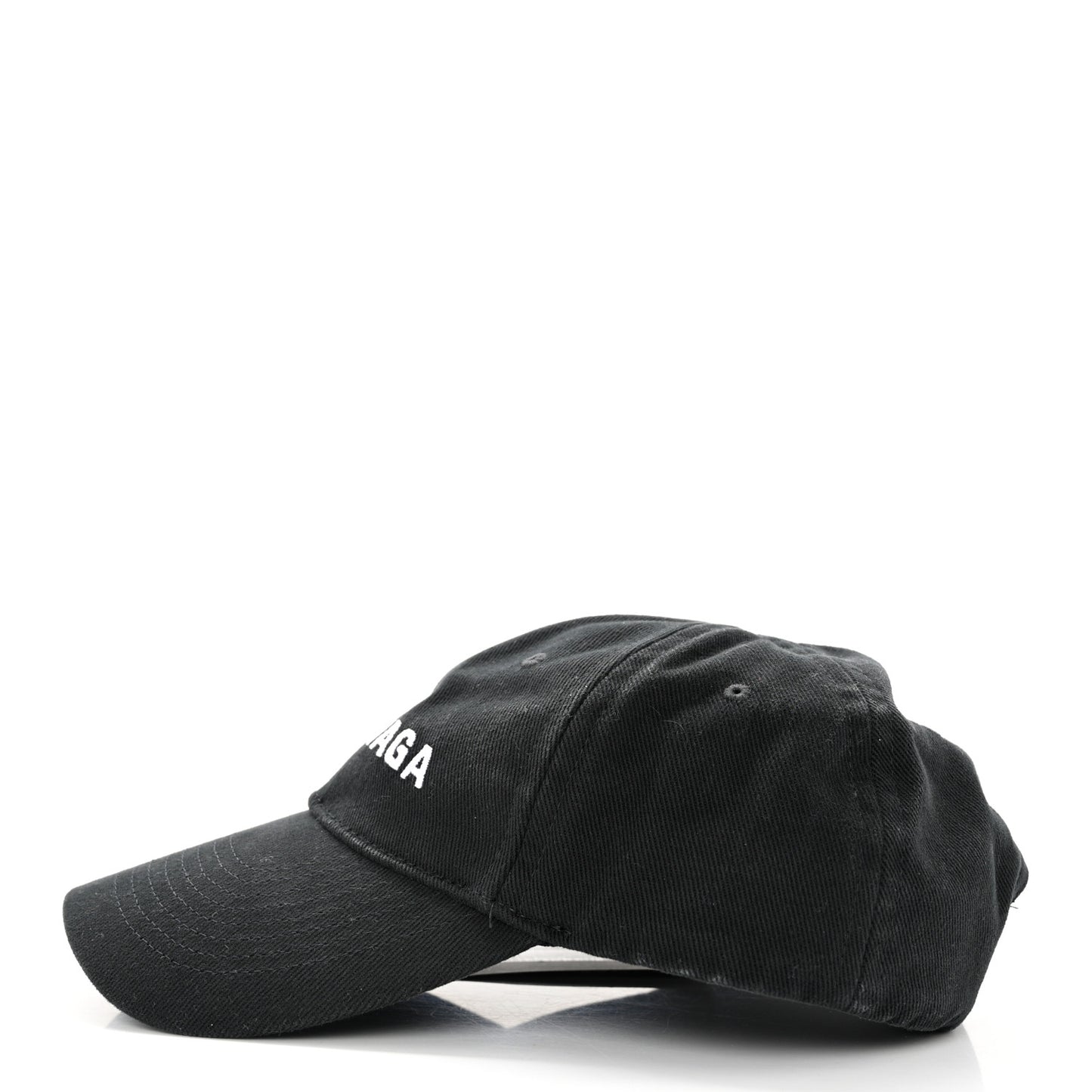 Cotton Logo Classic Baseball Cap 58 L Black White