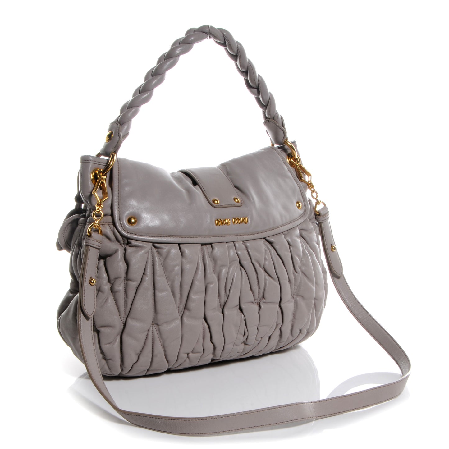 Matelasse Lux Nappa Leather Coffer Bag