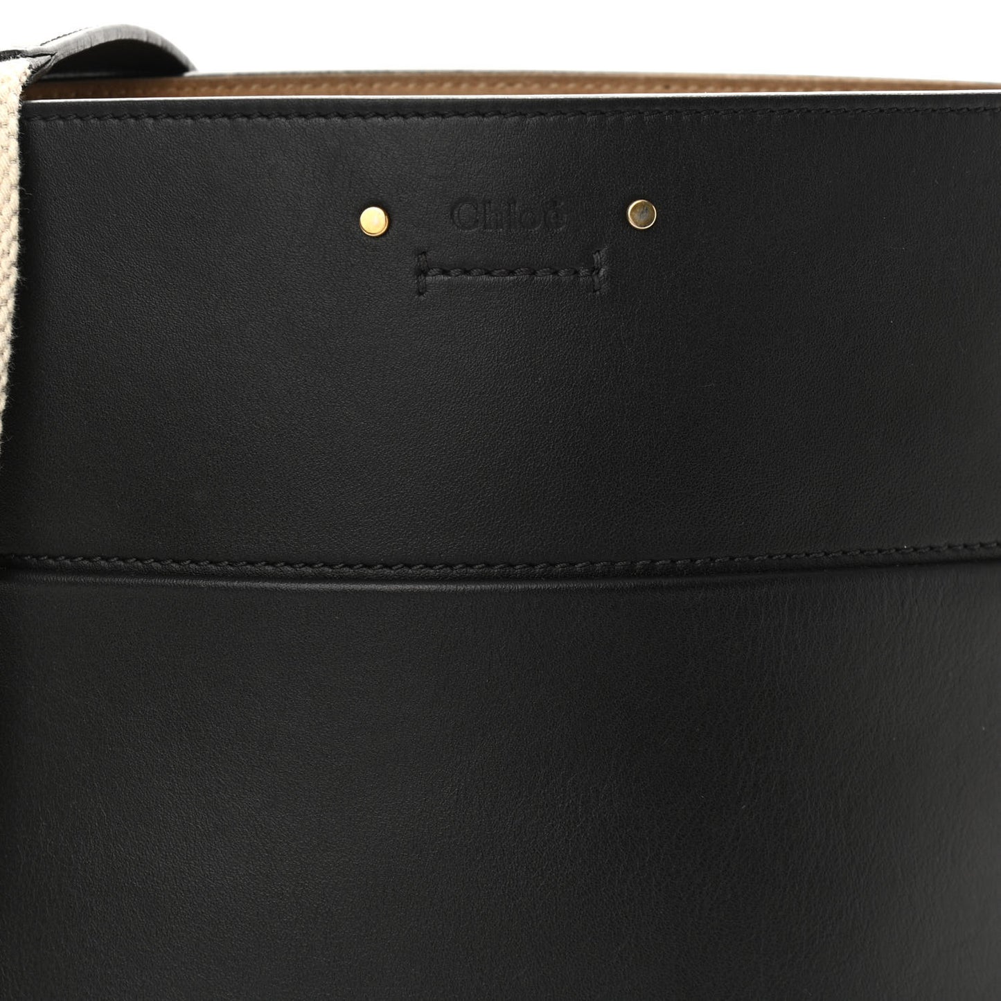 Smooth Calfskin Mini Roy Bucket Bag Black