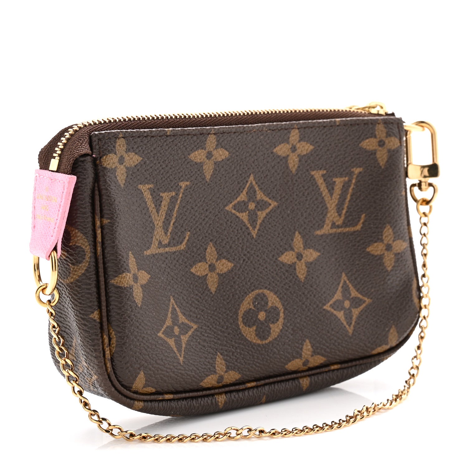 Louis Vuitton Monogram 2022 Christmas Animation Paris Mini Pochette Accessories Pink 2 of 8