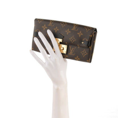 Louis Vuitton Monogram Triangle Wallet Black 2 of 7
