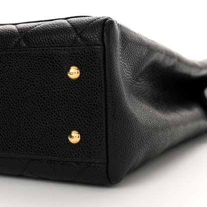 Chanel Caviar Quilted Zip Tote Black 12 of 14